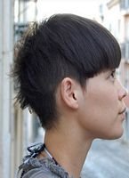 fryzury krótkie - uczesanie damskie z włosów krótkich zdjęcie numer 59B